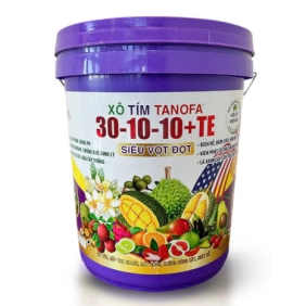 XÔ TÍM TANOFA HỮU CƠ KHOÁNG 30-10-10 + TE | VTNN BẢO DUY ĐAK LAK