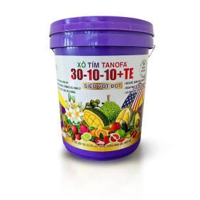 XÔ TÍM TANOFA HỮU CƠ KHOÁNG 30-10-10 + TE