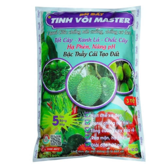TINH VÔI MASTER, NÂNG pH, RỬA PHÈN, TĂNG CANXI | VTNN BẢO DUY ĐAK LAK