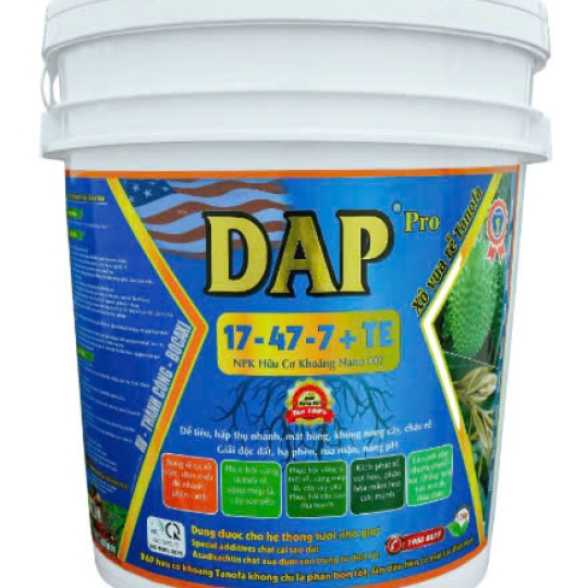 DAP HỮU CƠ KHOÁNG 17-47-7 + TE (Dạng bột) | VTNN BẢO DUY ĐAK LAK