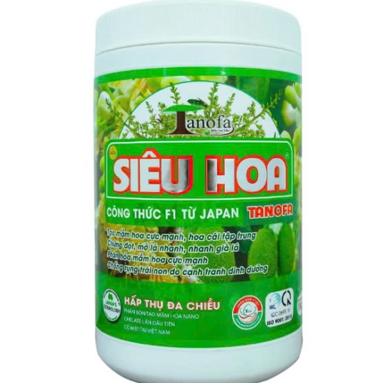 SIÊU TẠO MẦM HOA TANOFA 0-25-30 +TE HŨ 1KG | VTNN BẢO DUY ĐAK LAK