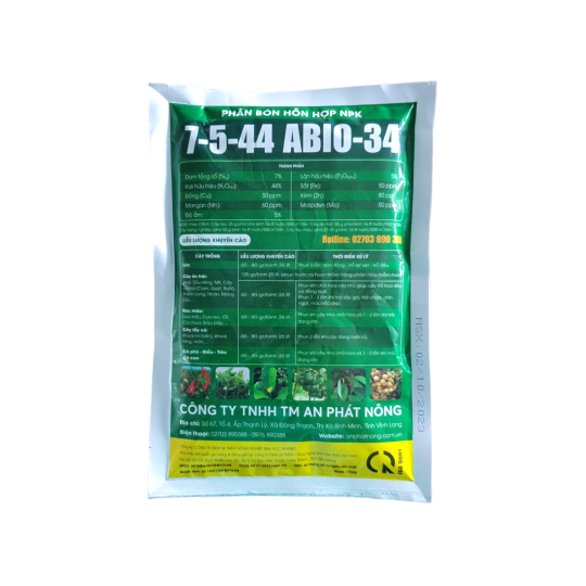 PHÂN BÓN LÁ 7-5-44+TE APN | VTNN BẢO DUY ĐAK LAK