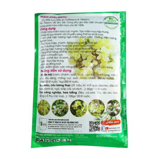 SIÊU TẠO MẦM HOA TANOFA (0-25%-30%+TE)