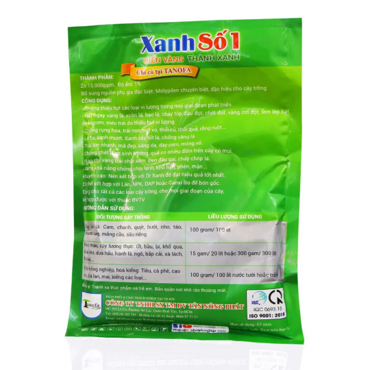 PHÂN BÓN LÁ XANH SỐ 01 (siêu vi lượng)| VTNN BẢO DUY ĐAK LAK