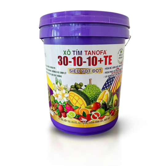 XÔ TÍM TANOFA HỮU CƠ KHOÁNG 30-10-10 + TE